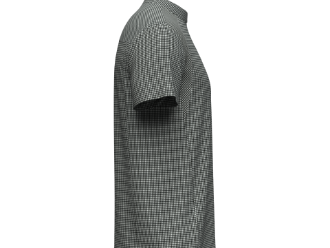 Male Half Zip Tshirt Modèle 3D