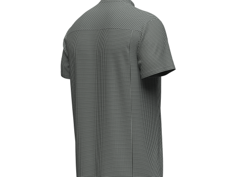 Male Half Zip Tshirt Modèle 3D