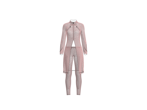 Female Sci-Fi Jacket 3D Модель