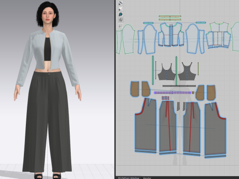 Female Yuna Outfit 3D Модель