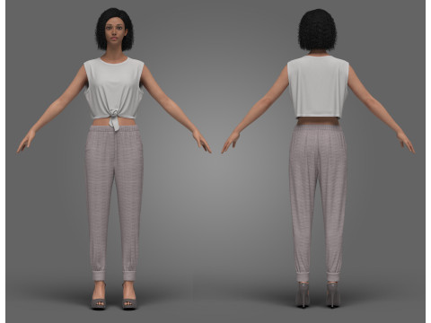 Female Chic Harmony Modèle 3D