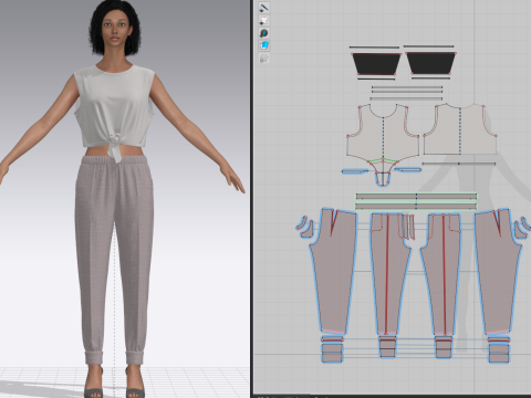 Female Chic Harmony 3D 모델