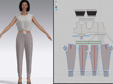 Female Chic Harmony 3D Model