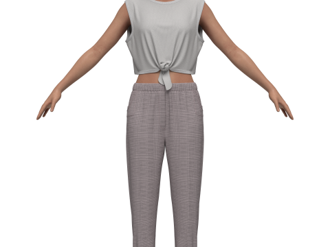 Female Chic Harmony 3D 모델