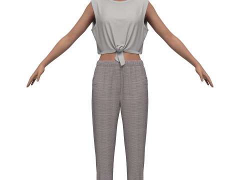 Female Chic Harmony 3D Model
