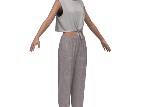 Female Chic Harmony 3D 모델
