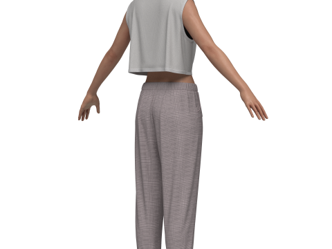 Female Chic Harmony 3D 모델