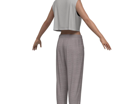 Female Chic Harmony 3D Model