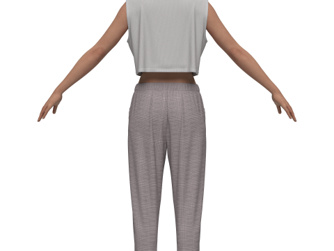 Female Chic Harmony 3D 모델