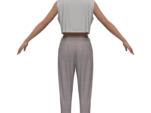 Female Chic Harmony 3D Model