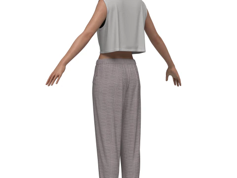 Female Chic Harmony 3D Model
