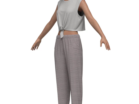 Female Chic Harmony 3D Model