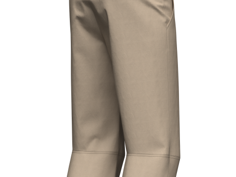 Male Hiking Capri Pant 3D Модель