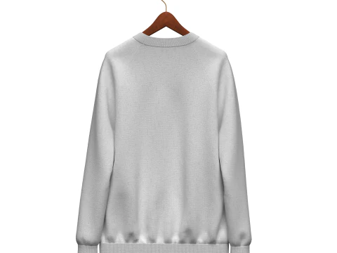 Moletom Raglan Unissex Modelo 3D