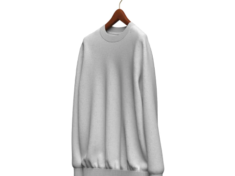 Moletom Raglan Unissex Modelo 3D