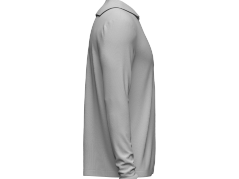 Male Sailor Shirt 3D Model