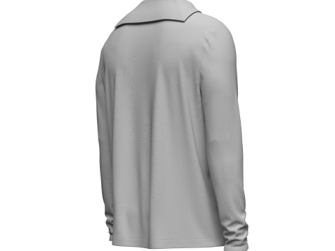 Male Sailor Shirt 3D Model