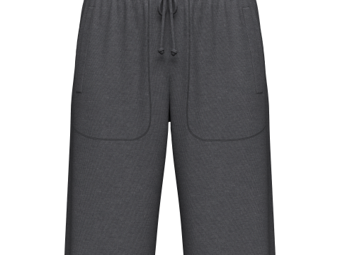 Male Track Shorts Modelo 3D