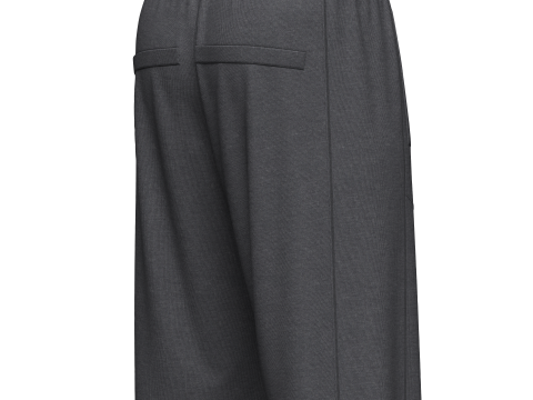 Male Track Shorts Modelo 3D