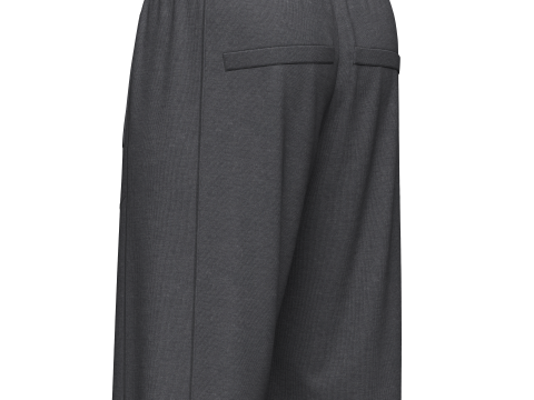 Male Track Shorts Modelo 3D