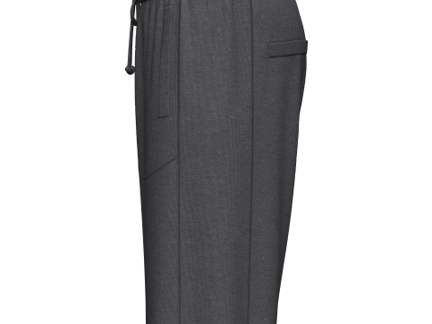 Male Track Shorts Modelo 3D