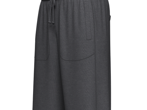 Male Track Shorts Modelo 3D