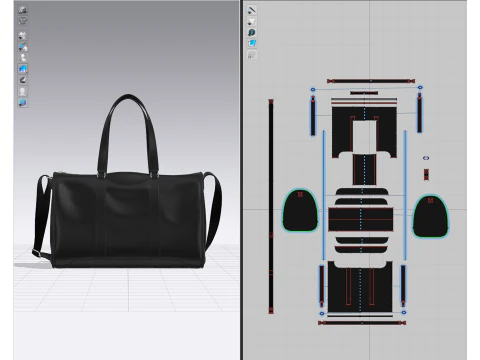 Duffel bag 3D Model