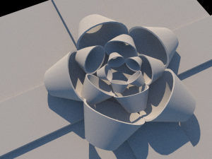 Ribbon christmas gift 3D Model