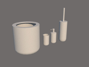 Bathroom set Modèle 3D