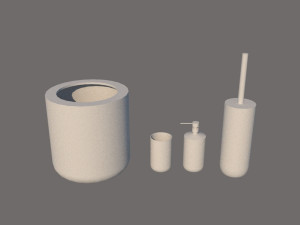 Bathroom set Modèle 3D