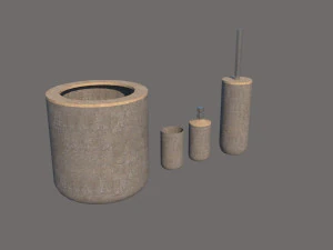 Zestaw łazienkowy Model 3D