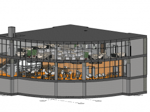 3 KATLI MUTFAKCAFERESTORAUNT REVT Modelo 3D