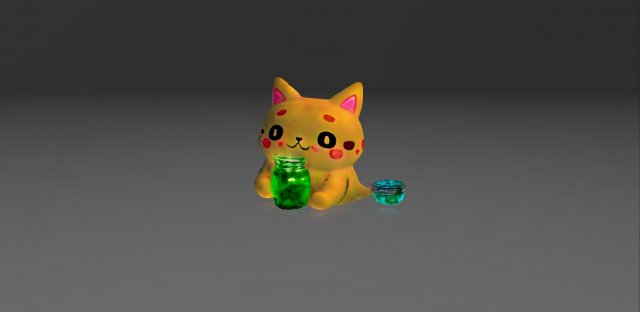 Infected Cutie Creature 3D 모델 .c4d .max .obj .3ds .fbx .stl .blend 