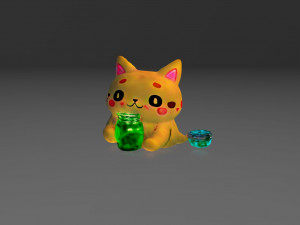 Infected Cutie Creature 3D Model