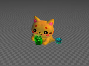 Creatura carina infetta Modello 3D