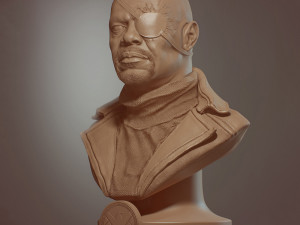 Nick Fury Bust 3D Принт Модель