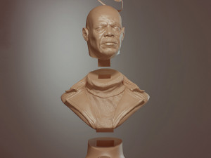 Nick Fury Bust 3D Принт Модель