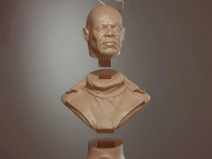 Nick Fury Bust 3D Print Model