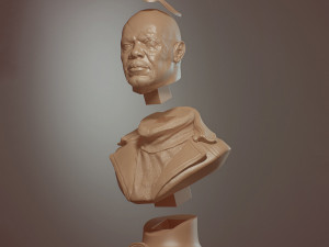Nick Fury Bust 3D Принт Модель