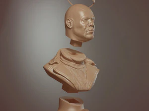 Nick Fury Bust 3D Print Model