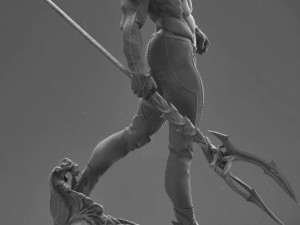 Phoenix Force Namor 3Dプリントモデル