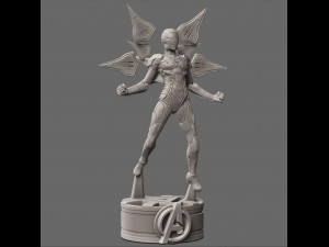 Pepper Potts Model Cetak 3D