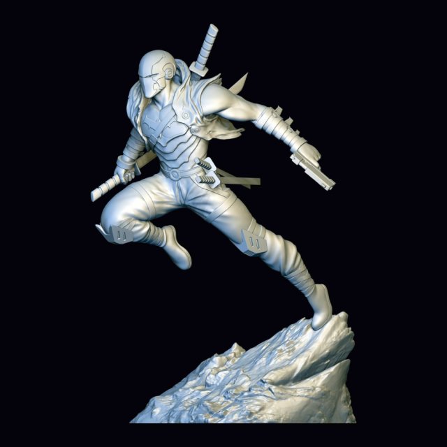 Red Ronin Modello di stampa 3D .c4d .max .obj .3ds .fbx .stl .blend 