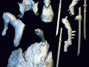 Red Ronin 3D Print Model