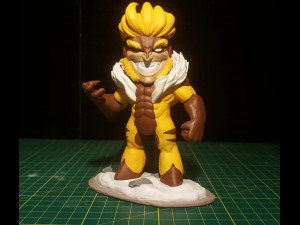 Sabretooth Chibi 3D-printmodel