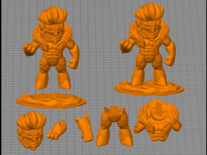 Sabretooth Chibi 3D-printmodel