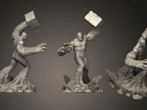 Sandman Sculpture Statue 3D Print Model