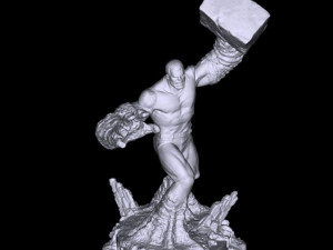 Sandman Sculpture Statue 3D Druckmodell
