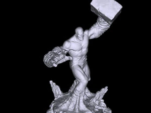 Sandman Sculpture Statue 3D Print Model