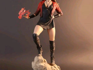 लाल सुर्ख जादूगरनी 3D प्रिंट मॉडल